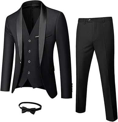 Men's 3 Piece Slim Fit Tuxedo Suit Set, Shawl Collar Solid Jacket, Vest and Pants with Tie. hotep.ng: Where Nigerian shoppers find value and variety. Explore our vast catalog of products, from fashion and beauty to home and electronics. Experience the convenience of online shopping with the personal touch of local service.