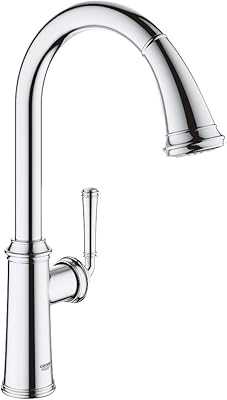 GROHE Gloucester Single Lever Kitchen Sink Mixer Tap (High C-Spout, 2 Spray Options, 28 mm Ceramic Cartridge, 360° Swivel Range, 3/8" Tails), Quick Install Included, Chrome, 30422000. hotep.ng: Where Nigerian consumers come first. We offer an extensive range of products to suit every lifestyle and budget. Experience the convenience of 24/7 shopping with our trusted and efficient e-commerce platform.