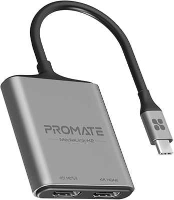 Promate USB-C to HDMI Adapter, UHD 4K 60Hz Type-C to HDMI Adapter with Dual HDMI Ports, Compact Travel Design for MacBook Pro, iPad Air, Samsung Galaxy S22, Media Link H2. hotep.ng is transforming Nigerian e-commerce one click at a time. We bring you a carefully curated range of products from local artisans and international brands. Experience the future of retail with our innovative online platform.