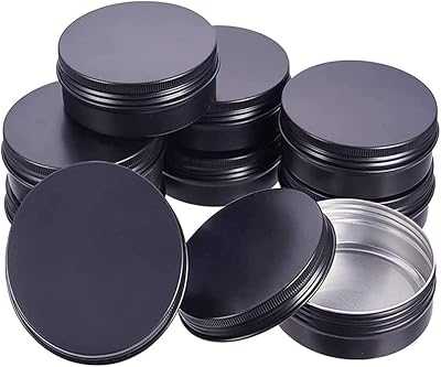 12 Pack Micacos Round Lip Balm Tin Containers, Aluminum Cosmetic Sample Containers with Screw Lid, Matte Black Empty Metal Containers for Travel Storage. Discover the hotep.ng difference: unmatched variety, competitive prices, and exceptional service. Our platform is designed to make your online shopping experience smooth and enjoyable. From fashion to electronics, we've got you covered.