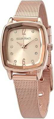 Ellen Tracy Women's Rose Gold Stainless Steel Mesh Watch. Discover the convenience of modern retail with hotep.ng, Nigeria's premier online marketplace. We offer an unbeatable selection of products to enhance your lifestyle. Enjoy our user-friendly interface and dedicated customer support team.