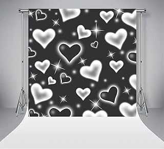 Heart Backdrop for Photo Shoot, Early 2000s Birthday, 90s Love, Valentine's Day Party Background, Glitter Black Heart Decor, 6x6ft Banner (Black). hotep.ng is revolutionizing the way Nigerians shop online. Benefit from our partnerships with top brands and local artisans for unbeatable variety. Enjoy exclusive deals and promotions available only to our loyal customers.