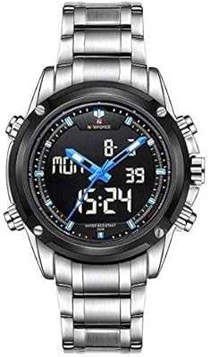 Men's Casual Analog-Digital Stainless Steel Watch - NF9050-8. Discover a new way to shop with hotep.ng, where quality meets affordability. Our platform offers a vast selection of products for every aspect of your life. Experience the ease of finding exactly what you need with our intuitive search and filter options.