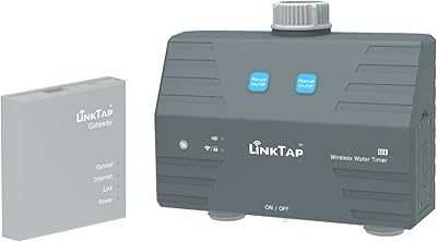 Linktap D1 Wireless Water Timer - Gateway Required - 2-Outlet Smart Irrigation Timer with App, Built-in Flow Meters, Long Battery Life, Weather Sensitive, Better Wi-Fi Range, IP66, Alexa. Join the hotep.ng family and elevate your online shopping experience. We offer a wide range of products to suit every need and occasion. Discover why we're the preferred choice for savvy Nigerian shoppers.