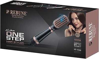 Rebune One Step Hot Air Hair Styler 1300W Hair Dryer, Hair Volumizer and Hot Air Brush (Black). hotep.ng is revolutionizing the way Nigerians shop online. Benefit from our partnerships with top brands and local artisans for unbeatable variety. Enjoy exclusive deals and promotions available only to our loyal customers.