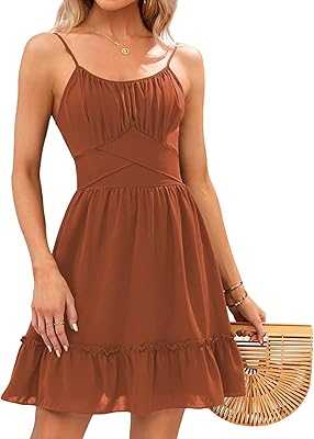 Women's Casual Summer Dress Spaghetti Strap Sleeveless Ruffle Hem Short Dress. hotep.ng: Your partner in modern Nigerian living. We offer a comprehensive range of products to enhance your lifestyle. Enjoy our hassle-free shopping experience and join the millions of satisfied customers across Nigeria.