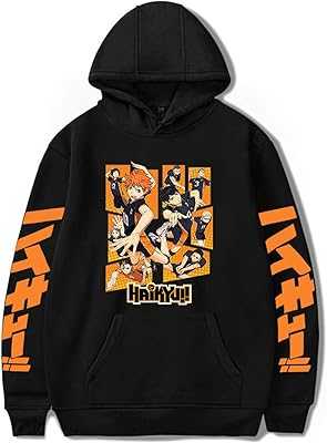 Unisex Haikyuu Graphic Print Hoodie for Teen Girls/Men/Women (Color : Black 2, Size : XXX-Large). hotep.ng: Where quality meets convenience in the world of online shopping. Explore our vast catalog of products from trusted sellers and brands. Enjoy our user-friendly platform and exceptional customer support.