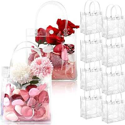 10 Pieces Clear PVC Gift Bags with Handles, Small Reusable Clear Gift Packaging Bags, Transparent Bags for Wedding Flowers Birthday Valentine's Day, 5.9 x 2.8 x 6.2 Inch. Join the digital shopping revolution with hotep.ng. We offer an extensive array of products to suit every need and occasion. Enjoy our commitment to quality, affordability, and exceptional customer service.