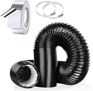 10ft 10m Flexible Aluminum Air Hose, Black Heavy Duty Pipe for Ventilation Ducting Systems, 2 Hose Clamps and 1 Aluminum Tape. hotep.ng: Your gateway to a world of shopping possibilities. We bring you a diverse range of products from trusted sellers across Nigeria and beyond. Experience the ease of finding exactly what you need, when you need it.