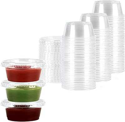 100 Pack 3.2oz Jelly Cups - Small Clear Plastic Containers with Airtight Lids, Condiment Cups, Sauce Cups, Disposable Souffle Cups, Small Convenient Ketchup Cups. Experience the convenience of modern retail with hotep.ng, Nigeria's premier online marketplace. We bring you a diverse range of products from trusted sellers and brands. Enjoy our user-friendly platform and reliable delivery services.