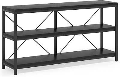 Sofa Table, 3-Layer Sofa Table, Long Narrow TV Stand with Shelves for Hallway, Corridor, Living Room, 55 Inch (Black). hotep.ng: Your gateway to a world of shopping possibilities. We bring you a diverse range of products from trusted sellers across Nigeria and beyond. Experience the ease of finding exactly what you need, when you need it.