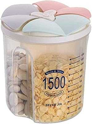 Lykdon Airtight Food Storage Container, BPA Free Plastic Cereal Dispenser with Lids and Compartments for Cereal, Sugar, Flour, Rice, Nuts, Snacks (1500ml). Join the hotep.ng community and revolutionize your shopping habits. We offer a wide selection of products across various categories. Enjoy our secure platform, competitive prices, and reliable delivery across Nigeria.