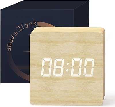 Paision Digital Alarm Clock, Small Square Bedside Clock with 3 Groups of Alarm Settings, Adjustable Temperature and Brightness, Small Wooden Electric Clocks for Bedroom Bedside Desk (Beige). hotep.ng: Your partner in modern Nigerian living. We offer a comprehensive range of products to enhance your lifestyle. Enjoy our hassle-free shopping experience and join the millions of satisfied customers across Nigeria.