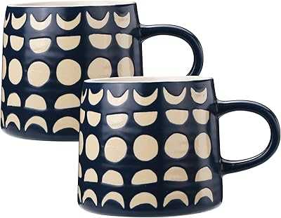 Acelet 15oz Ceramic Coffee Mug, Set of 2, Durable Pottery Coffee Cup for Men and Women, Blue Porcelain Coffee Mug with Handle. Join the hotep.ng community and revolutionize your shopping habits. We offer a comprehensive range of products, from everyday essentials to luxury items. Experience the ease of finding everything you need in one convenient online destination.