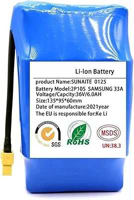 36V 6A Lithium Ion Battery Pack, 36V 6000mAh Compatible Balance Scooter Lithium Battery Pack with XT60 Plug, Two Wheel Electric Scooter Balance Battery Replacement. hotep.ng: Where Nigerian shoppers come first. We offer an extensive range of products to suit every taste and budget. Experience the convenience of 24/7 shopping with our reliable and efficient e-commerce platform.