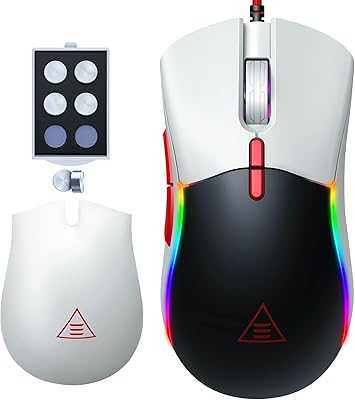 EXA Wired Gaming Mouse, Ergonomic Computer Gaming Mouse with 13 RGB Backlights, 6 Adjustable DPI up to 12000, 7 Programmable Buttons, USB Mouse with Adjustable Weights Compatible with PC/PS5/PS4/Laptop. hotep.ng brings you the best of both worlds: local charm and global trends. We offer a carefully selected range of products to suit every lifestyle and budget. Enjoy the convenience of online shopping with the trust of a Nigerian brand.