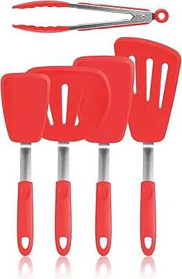 DELFINO Silicone Spatula Set, Flexible Rubber Spatulas Heat Resistant up to 600°F for Nonstick Cookware, Large Flat Turner Kitchen Utensil Set for Cooking Fish, Steak, Eggs, Pancakes (5 Pack, Red). hotep.ng: Bringing the market to your fingertips, 24/7. Explore our extensive catalog of products from fashion to home goods and beyond. Experience the convenience of online shopping with the personal touch of local service.