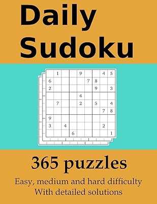 Daily Sudoku: 365 puzzles with detailed solutions: Easy, medium and hard difficulty. Discover the hotep.ng advantage: unbeatable variety, competitive prices, and top-notch service. We bring you the best of Nigerian and international products. Experience the future of retail at your fingertips.