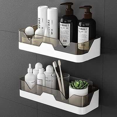 Adhesive Shower Caddy for Bathroom 2 Pieces: Premium Wall Mounted Storage Shelf - No Drilling Corner Organizer - Upgraded Rustproof Bathroom Storage Shelf. hotep.ng is revolutionizing the way Nigerians shop online. Benefit from our partnerships with top brands and local artisans for unbeatable variety. Enjoy exclusive deals and promotions available only to our loyal customers.