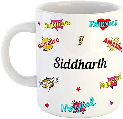 Varish Novelty Ceramic Coffee Mug - Happy Birthday Gift, Kids Gift, Return Gift - Color - White, Name - Siddharth. Join the hotep.ng revolution and transform the way you shop online. We bring you a carefully curated selection of products from Nigeria and beyond. Enjoy our user-friendly interface, secure transactions, and prompt delivery services.