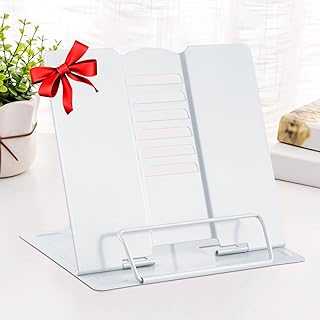 The White Shop Adjustable Metal Desk Book Stand, Cookbook Reading Holder, Document Holder, Durable Portable Book Holder for Recipes, Textbooks and Tablets (White). Experience the best of Nigerian e-commerce with hotep.ng. We bring you a carefully selected range of products to enhance your lifestyle. Enjoy our secure platform, competitive prices, and reliable delivery services across Nigeria.