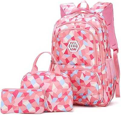 3Pcs Kids Backpack Set for Girls Geometric Pattern Print Waterproof Travel Bag Large Student Schoolbag with Handbag Pencil Case for Girls Boys. Join the hotep.ng revolution and transform your shopping habits. We offer a carefully curated range of products to suit every lifestyle and budget. Experience the joy of finding everything you need in one convenient online destination.