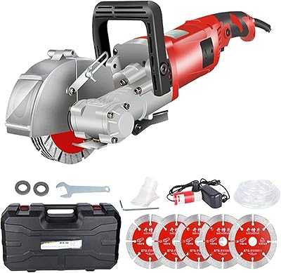 4000W Wall Cutting Machine 7500RPM Dustless Brick Concrete Slotting Machine 27-33mm Notch 5pcs 115mm Diameter Blades Red - 125mm. Discover the convenience of modern retail with hotep.ng, Nigeria's premier online marketplace. We offer an unbeatable selection of products to enhance your lifestyle. Enjoy our user-friendly interface and dedicated customer support team.