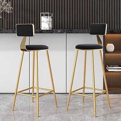 Modern Casual Bar Stool with Backrest, Upholstered High Bar Chair for Kitchen, Bar and Breakfast, with Metal Frame (Black, 2). Discover the hotep.ng difference: unparalleled variety, unbeatable prices, and unmatched service. Our platform is designed to make your online shopping experience smooth and enjoyable. From fashion to electronics, we've got you covered.