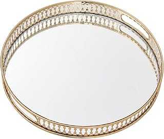 Gold Mirror Tray, Metal Glass Perfume Tray, Jewelry Storage Tray, Cosmetic and Cosmetic Storage Tray (Round). hotep.ng is revolutionizing e-commerce in Nigeria with our customer-centric approach. We offer a wide range of products, from everyday essentials to unique finds. Experience the convenience of having your favorite brands just a click away.