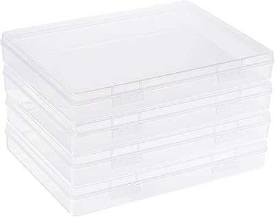 Penicrete 4 Pack Large Clear Plastic Rectangular Storage Containers 8.8 x 6.5 x 1.2 Inch, Big Box with Double Loop for Cards, Pens, Beads and Jewelry. Join the hotep.ng revolution and transform the way you shop online. We bring you a carefully curated selection of products from Nigeria and beyond. Enjoy our user-friendly interface, secure transactions, and prompt delivery services.