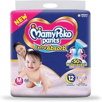 Mami Poco Pants Extra Sorb Baby Diapers, Size M66, 7-12 kg (66 pieces). At hotep.ng, we believe in connecting Nigerian consumers with quality products. Our platform offers a seamless shopping experience from browse to buy. Discover why millions of Nigerians trust us for their online shopping needs.