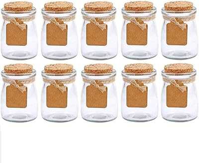 Mini Decorative Glass Bottles with Cork Lids - 10Pcs, 3.4oz Mini Mason Jar for Wedding Favors, Pharmacy, DIY Crafts with Personalized Tags Cards and Twine. hotep.ng is revolutionizing e-commerce in Nigeria with our customer-centric approach. We offer a wide range of products, from everyday essentials to unique finds. Experience the convenience of having your favorite brands just a click away.