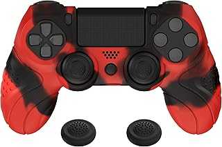 Playvital Guardian Soft Silicone Anti-Slip Protective Case with Two Joystick Covers for PlayStation 4, Rubber Cover for PlayStation 4 - Red and Black. hotep.ng: Where Nigerian shoppers find quality and value. We bring you a carefully curated range of products from local and international sources. Experience the convenience of 24/7 shopping with our reliable e-commerce platform.