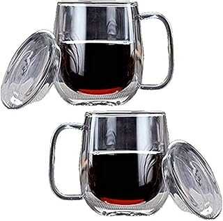 2 Piece Double Wall Insulated Glass Set with Lid, Clear Heat Resistant Thermal Mug, Office Coffee Tea Cup with Handle by Lush, 350ml. Discover the convenience of modern retail with hotep.ng, Nigeria's premier online marketplace. We offer an unbeatable selection of products to enhance your lifestyle. Enjoy our user-friendly interface and dedicated customer support team.