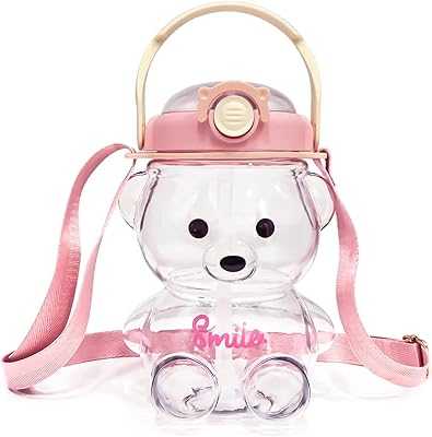 Kawaii Bear Water Bottle with Straw and Strap, Cute Kids Water Bottles, BPA Free Leakproof Portable Cups for Girls Women Sports Camping Picnic Travel (Pink). hotep.ng is your trusted partner in the digital age of shopping. Explore our extensive catalog of products from fashion to electronics and beyond. Experience the ease of finding everything you desire in one convenient online destination.