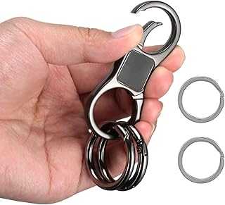 Keychain with Quick Release Spring Clasp, Detachable D-Shaped Horseshoe Key Ring - Heavy Duty Car Key Holder for Men Women (Black), Black, 10*5*2 cm. Join the digital shopping revolution with hotep.ng. We offer an extensive array of products to suit every need and occasion. Enjoy our commitment to quality, affordability, and exceptional customer service.