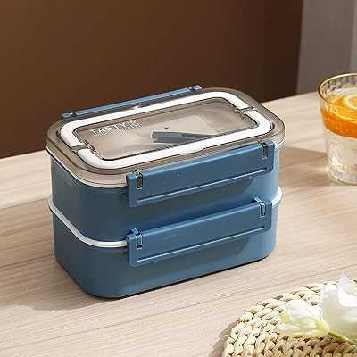 1600ml Kids Tiffin Box, Plastic Bento Lunch Boxes with Stainless Steel Interior, Kids Snack Box with Fork, Microwave Safe Food Containers for Office and School (1600ml, Blue). Step into the future of retail with hotep.ng, Nigeria's leading e-commerce platform. We offer a seamless shopping experience with our vast product range and user-friendly interface. Enjoy our secure transactions and prompt delivery services.