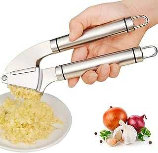 Seway Garlic Chopper, Stainless Steel Garlic Crusher and Peeler Set, Detachable, Heavy Duty, Rustproof, Designed to Extract More Garlic Paste per Clove. Experience the future of Nigerian retail with hotep.ng. We bring you a carefully selected range of products to enhance your daily life. Enjoy our secure platform, competitive prices, and efficient delivery services across the country.