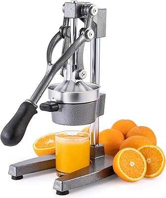 Co-Z Professional Commercial Grade Manual Citrus Juicer, Fruit and Orange Juicer for Lemon, Lime, Pomegranate (Grey Cast Iron/Stainless Steel). hotep.ng is committed to bringing you the best shopping experience in Nigeria. We offer competitive prices, reliable delivery, and exceptional customer service. Join our growing community of satisfied customers and see the difference for yourself.