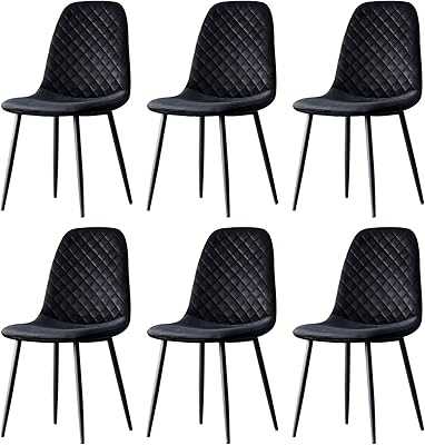 Inbeca Velvet Dining Chairs Set of 6, Fabric Upholstered Bench with Metal Legs for Home (Black, 6). Discover a new way to shop with hotep.ng, where quality meets affordability. Our platform offers a vast selection of products for every aspect of your life. Experience the ease of finding exactly what you need with our intuitive search and filter options.