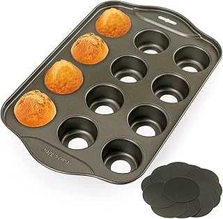 12 Cup Nonstick Muffin Pan with Removable Bottom Lids, Cupcake Pan, Mini Oven, Premium Carbon Steel Baking Tools for Bite-Sized Pies, Fits All Size Ovens (Round). hotep.ng is transforming the way Nigerians shop online. We offer a seamless blend of local and global products for every aspect of your life. Experience the future of retail with our innovative and user-friendly platform.