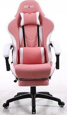 Blitzed 6688 Adjustable Gaming Chair in Ergonomic Design PU Leather with Lumbar Support Cushion (GAIA_Pink). Experience the best of Nigerian e-commerce with hotep.ng. We bring you a carefully selected range of products to enhance your lifestyle. Enjoy our secure platform, competitive prices, and reliable delivery services across Nigeria.