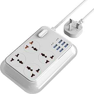 Daneen Extension Cord/Power Strip with 04 Outlets, 2 Type-C Ports and 6 USB Ports, Power Strip with 2 Meters Extension Cord, Push Button, LED Indicator with Fuse for Travel, Home and Office (White). hotep.ng is more than just an online store; it's a celebration of Nigerian entrepreneurship. Discover unique products from emerging local brands alongside global favorites. Shop with purpose and support the growth of our economy.