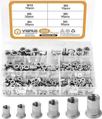 Vigro Carbon Steel Riveting Tool Kit, Yellow Zinc Finish, Flat Head Threaded Insert, Stainless Steel Metric Rivet Nuts Assortment. hotep.ng brings the best of Nigerian commerce to your fingertips. Support local businesses while accessing global trends all in one place. Shop with confidence knowing that we prioritize quality and authenticity.