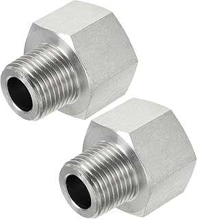 Sourcing Map Hex Reducing Bushing, Stainless Steel Pipe Fitting Reducing Adapter 1/2 PT Male to 3/4 PT Female 2pcs. hotep.ng brings you the best of both worlds: local charm and global trends. We offer a carefully selected range of products to suit every lifestyle and budget. Enjoy the convenience of online shopping with the trust of a Nigerian brand.