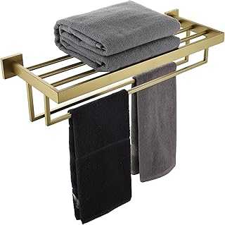 Kokuri Towel Rack 24" Bathroom Towel Holder with Bath Towel Bars Wall Mounted SUS304 Stainless Steel, Brushed Gold, B6003BG. hotep.ng: Bringing the market to your fingertips. Explore our vast catalog of products from trusted brands and emerging Nigerian businesses. Enjoy the convenience of online shopping with the personal touch of local service.