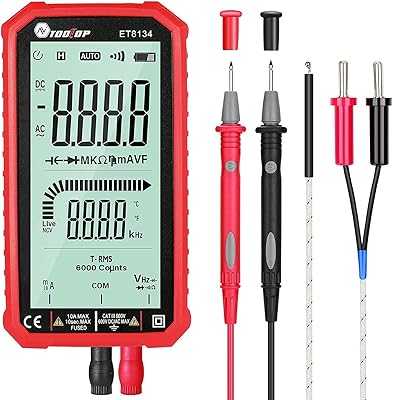 Digital Multimeter, 4.7 Inch Large Screen Multimeter Tester TRMS 6000 Counts Auto Range Voltmeter Quick Measurements Voltage Current Ammeter Resistance Diodes Continuity Duty Cycle Capacitance Temperature. hotep.ng brings you the best of both worlds: local charm and global trends. We offer a carefully selected range of products to suit every lifestyle and budget. Enjoy the convenience of online shopping with the trust of a Nigerian brand.