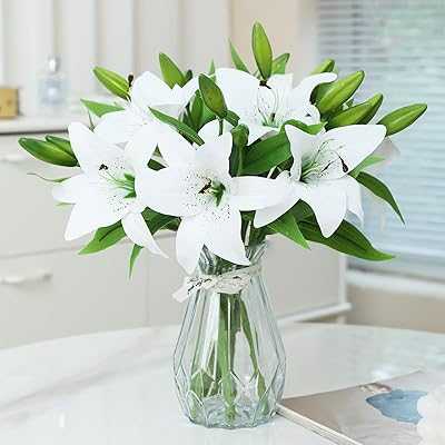 HANANONA Real Touch Artificial Tiger Lily Flowers 8pcs for Wedding, Home, Party, Garden, Store, Office, Plastic Artificial Lily Flowers (White, 8). Discover the hotep.ng difference: unparalleled variety, unbeatable prices, and unmatched service. Our platform is designed to make your online shopping experience smooth and enjoyable. From fashion to electronics, we've got you covered.