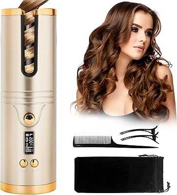 Arabest Portable Automatic Electric Curling Iron with LCD Display, Rechargeable Fast Heating Curling Wand, Ceramic Hair Curler Wand for Home and Travel (Gold). Step into the future of retail with hotep.ng, Nigeria's leading e-commerce platform. We offer a seamless shopping experience with our vast product range and user-friendly interface. Enjoy our secure transactions and prompt delivery services.