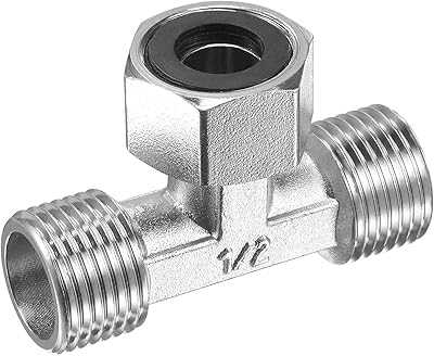 Sourcing Map Nickel Plated Brass Swivel Nut G1/2 2 Male to 1 Female 3 Way T Shape Pipe Adapter Connector. hotep.ng: Your gateway to a world of products, right here in Nigeria. We offer an unparalleled range of items, from daily essentials to luxury finds. Experience the joy of hassle-free online shopping with our trusted platform.